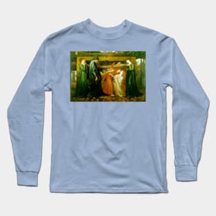 Dante's Dream - Dante Gabriel Rossetti Long Sleeve T-Shirt